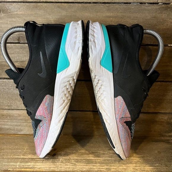 Womens Nike Odyssey React Flyknit 2 Ember Jade‎ Running Shoes Sneakers Size 8 M - Picture 4 of 6